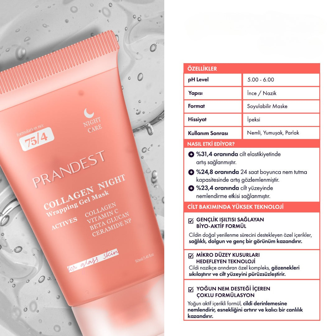Collagen Night™ Soyulabilir Kolajen Maske