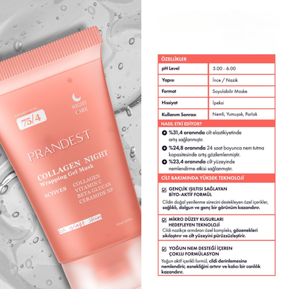 Collagen Night™ Soyulabilir Kolajen Maske